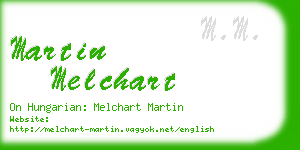 martin melchart business card